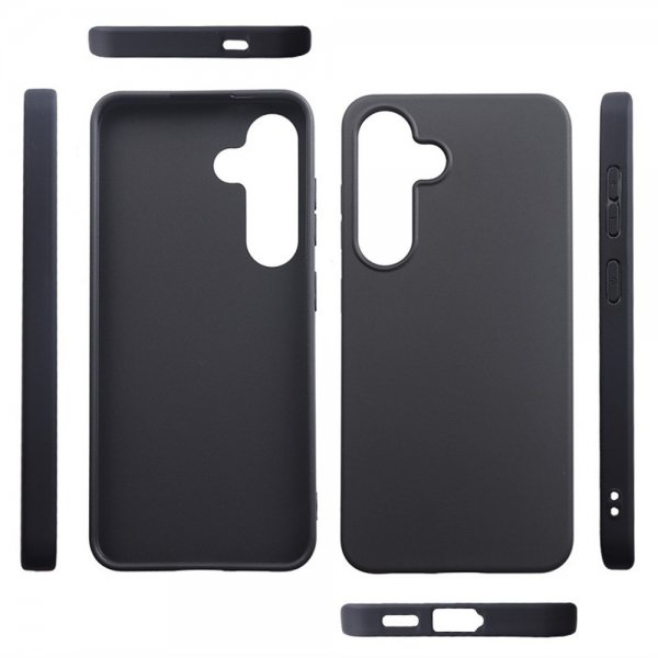 Nordic Covers Samsung Galaxy S24 FE Deksel Feather Series Raven Black