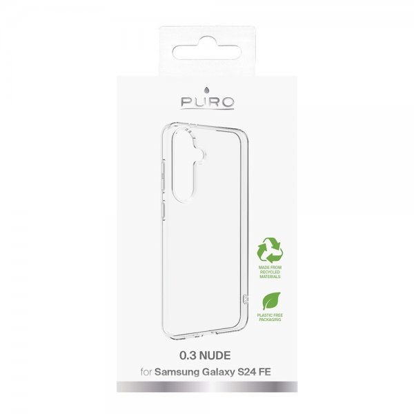 Puro Samsung Galaxy S24 FE Deksel Nude Klar