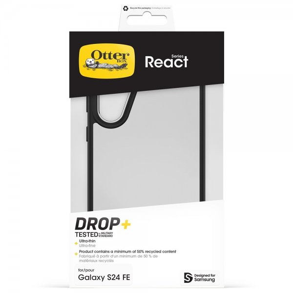 Otterbox Samsung Galaxy S24 FE Deksel React Black Crystal