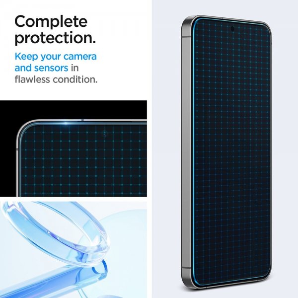 Spigen Samsung Galaxy S24 FE Skjermbeskytter GLAS.tR EZ Fit 2-pakning