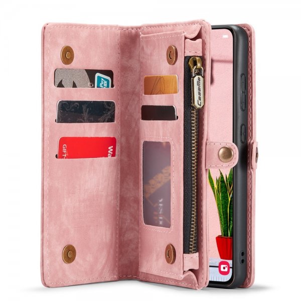 CaseMe Samsung Galaxy S24 Etui 008 Series Avtakbart Deksel Rosa
