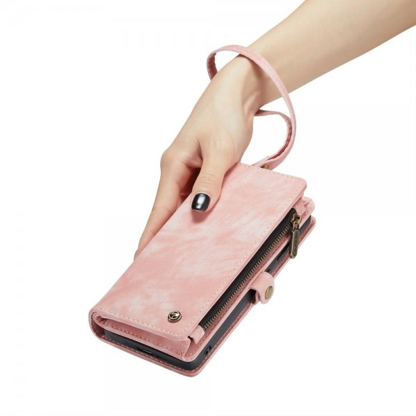 CaseMe Samsung Galaxy S24 Etui 008 Series Avtakbart Deksel Rosa