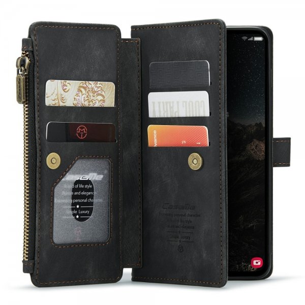 CaseMe Samsung Galaxy S24 Etui C30 Series Svart