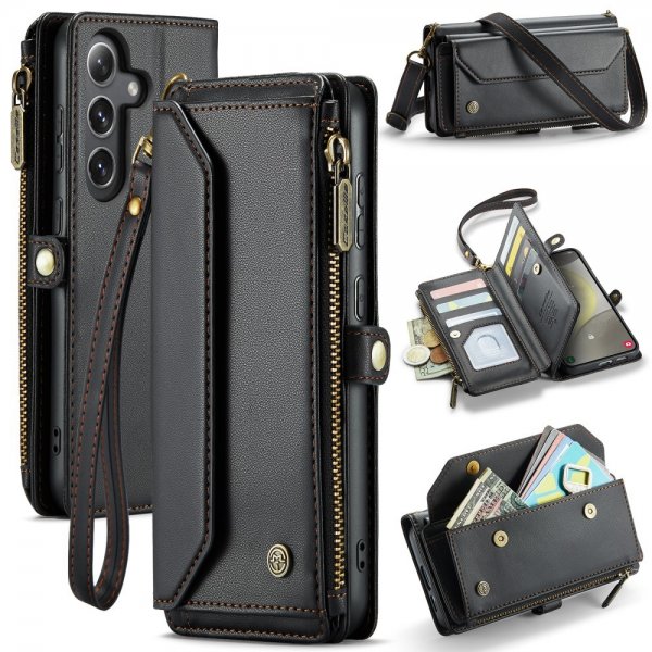 CaseMe Samsung Galaxy S24 Etui C36 Series Svart