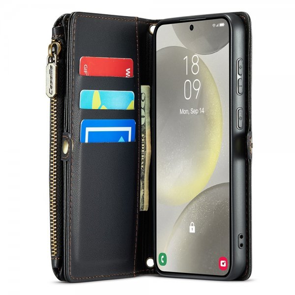 CaseMe Samsung Galaxy S24 Etui C36 Series Svart