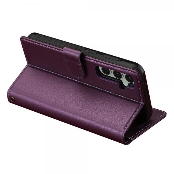 Lc.Imeeke Samsung Galaxy S24 Etui Avtagbart Deksel L2 Series MagSafe Lilla