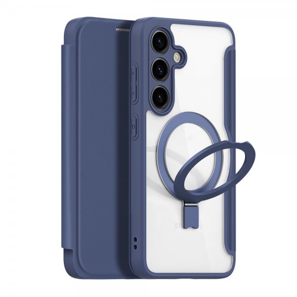 Dux Ducis Samsung Galaxy S24 Etui Skin X Pro Series Kickstand MagSafe Blå