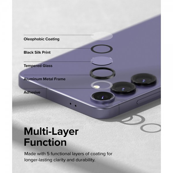 Ringke Samsung Galaxy S24 Kamerabeskytter Camera Lens Frame Svart