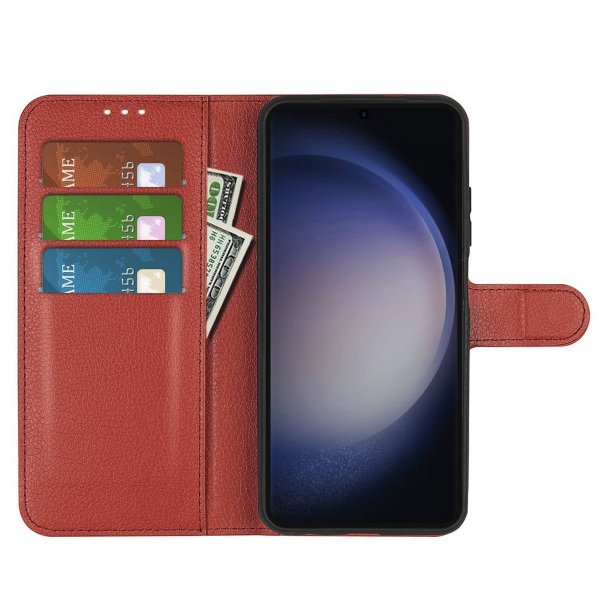 Samsung Galaxy S24 Etui med Stativ Brun