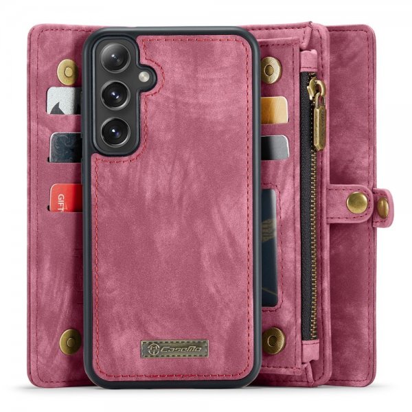 CaseMe Samsung Galaxy S24 Plus Etui 008 Series Avtakbart Deksel Rød