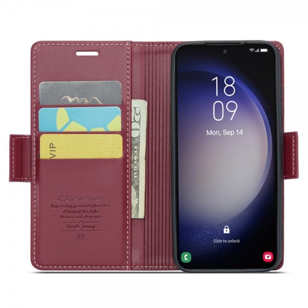 CaseMe Samsung Galaxy S24 Plus Etui 023 Series Rød