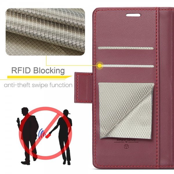 CaseMe Samsung Galaxy S24 Plus Etui 023 Series Rød