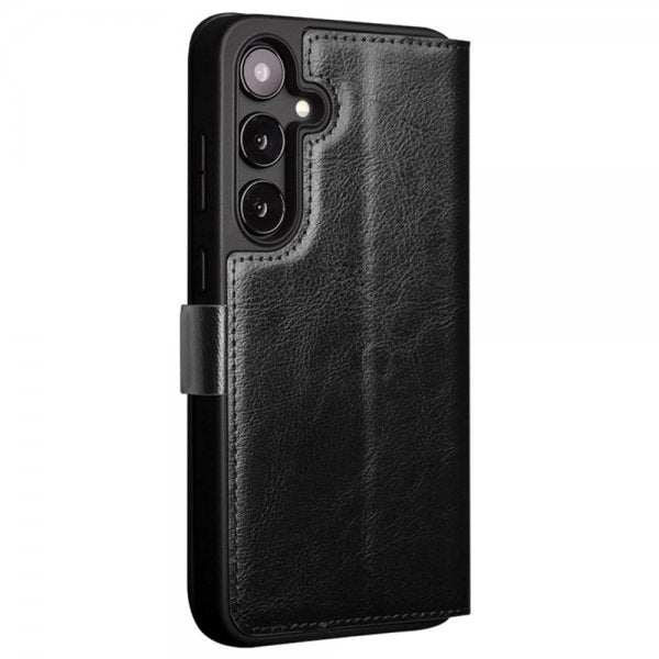 Qialino Samsung Galaxy S24 Plus Etui Ekte Skinn Svart