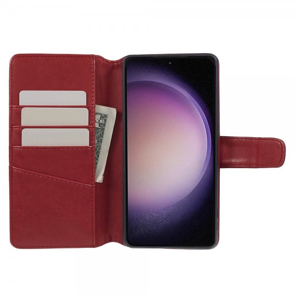 Nordic Covers Samsung Galaxy S24 Plus Etui Essential Leather Poppy Red