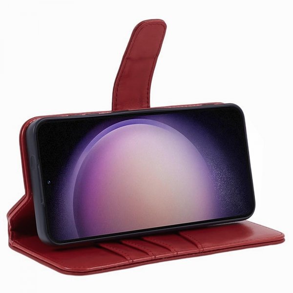 Nordic Covers Samsung Galaxy S24 Plus Etui Essential Leather Poppy Red