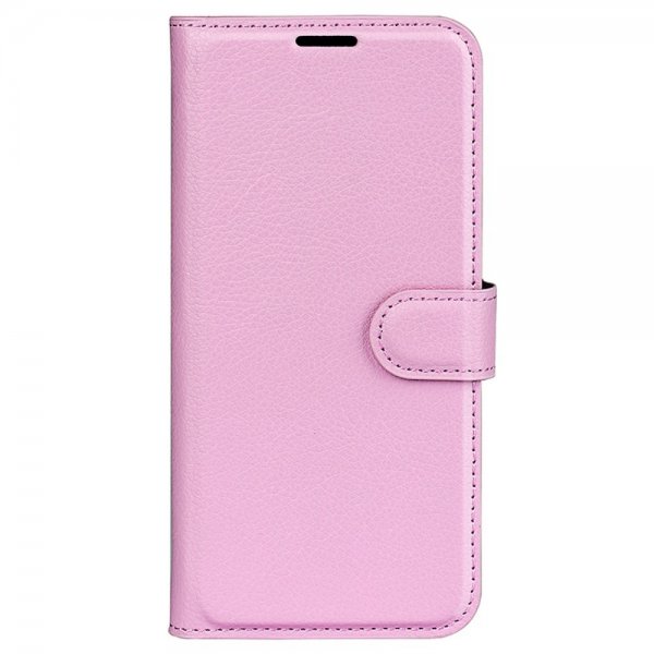 Samsung Galaxy S24 Plus Etui Litchi Rosa