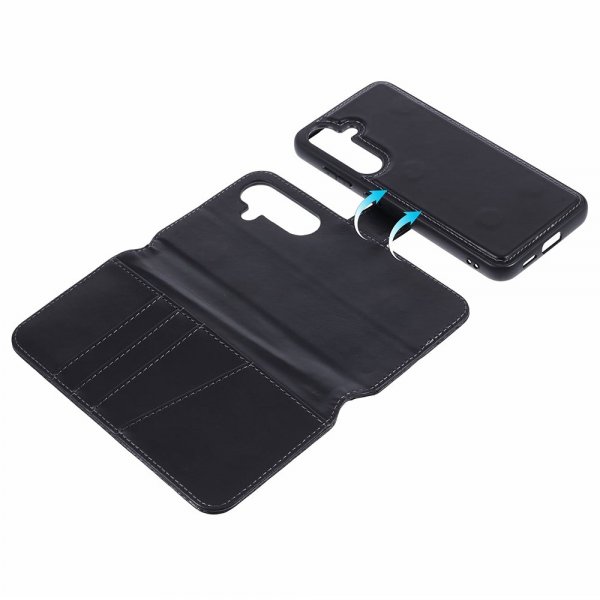 Nordic Covers Samsung Galaxy S24 Plus Etui MagLeather Raven Black
