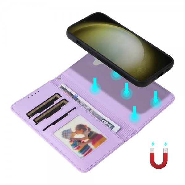 Betopnice Samsung Galaxy S24 Plus Etui Avtagbart Deksel 005 Lilla