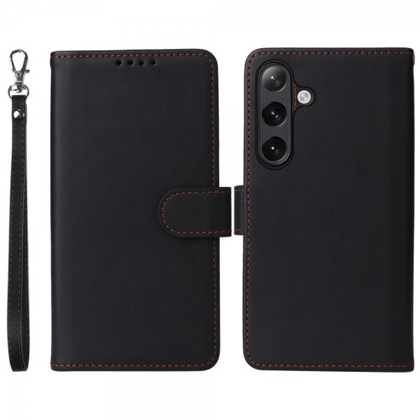 Betopnice Samsung Galaxy S24 Plus Etui Avtagbart Deksel 005 Svart