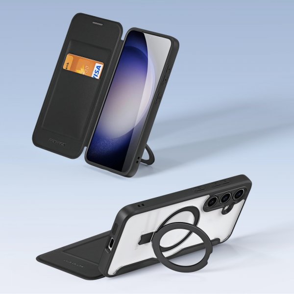 Dux Ducis Samsung Galaxy S24 Plus Etui Skin X Pro Series Kickstand MagSafe Svart