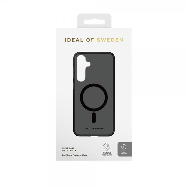 Ideal of Sweden Samsung Galaxy S24 Plus/Galaxy S25 Plus Deksel Clear Case MagSafe Tinted Black