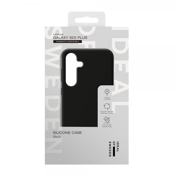 Ideal of Sweden Samsung Galaxy S24 Plus/Galaxy S25 Plus Deksel Silicone Case MagSafe Svart