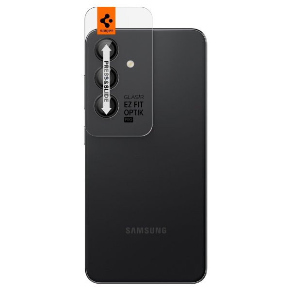 Spigen Samsung Galaxy S24 Plus Kamerabeskytter GLAS.tR EZ Fit Optik Pro 2-pakning Svart