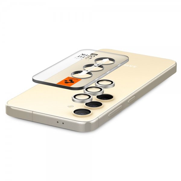Spigen Samsung Galaxy S24 Plus Kamerabeskytter GLAS.tR EZ Fit Optik Pro 2-pakning Gul