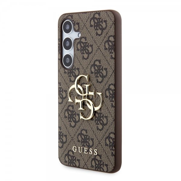 Guess Samsung Galaxy S24 Plus 4G Metal Logo Brun