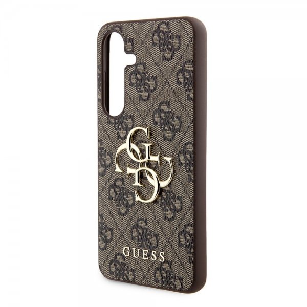Guess Samsung Galaxy S24 Plus 4G Metal Logo Brun