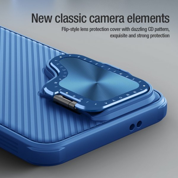 Nillkin Samsung Galaxy S24 Plus Deksel CamShield Prop MagSafe Blå