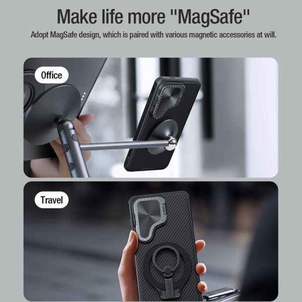Nillkin Samsung Galaxy S24 Plus Deksel CamShield Prop MagSafe Svart