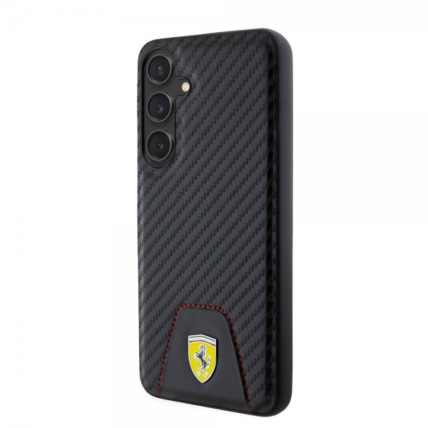 Ferrari Samsung Galaxy S24 Plus Carbon & Stripe Svart