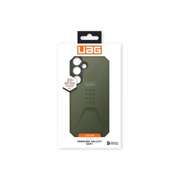 Urban Armor Gear (UAG) Samsung Galaxy S24 Plus Deksel Civilian Olive Drab