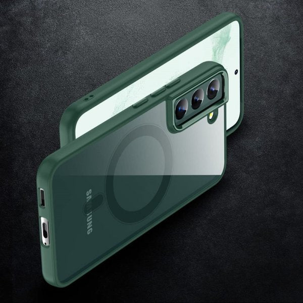 Samsung Galaxy S24 Plus Deksel Farget Kant MagSafe Grønn