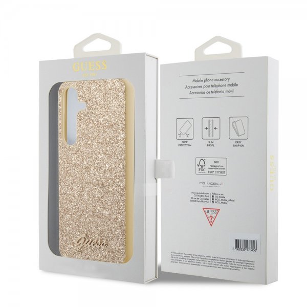 Guess Samsung Galaxy S24 Plus Fixed Glitter Gull