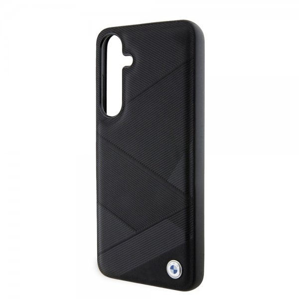 BMW Samsung Galaxy S24 Plus Genuine Leather Textured Svart