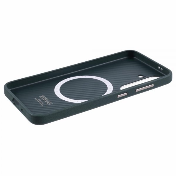 X-Level Samsung Galaxy S24 Plus Deksel Skinntekstur MagSafe Grønn