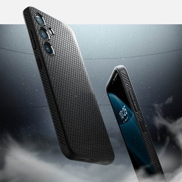 Spigen Samsung Galaxy S24 Plus Deksel Liquid Air Matte Black