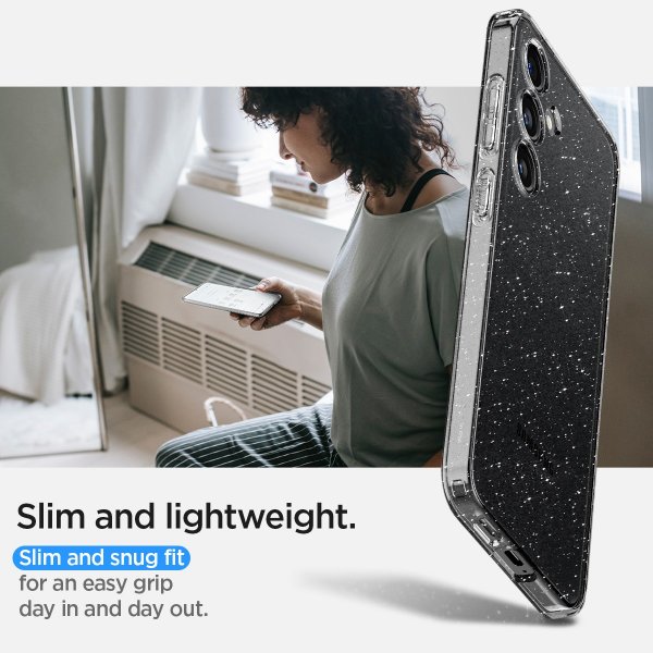 Spigen Samsung Galaxy S24 Plus Deksel Liquid Crystal Glitter Crystal Quartz