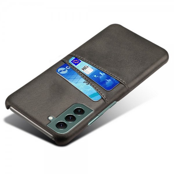 Samsung Galaxy S24 Plus Deksel med To Kortlommer Svart