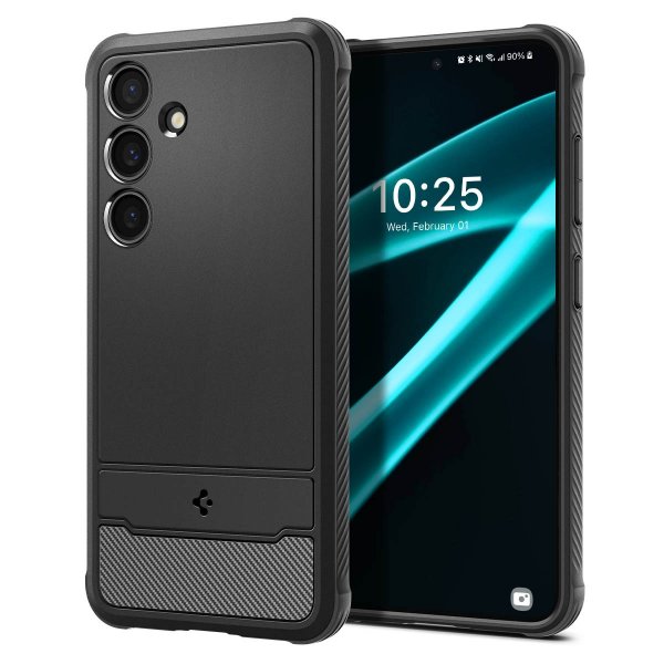 Spigen Samsung Galaxy S24 Plus Deksel Rugged Armor Matte Black