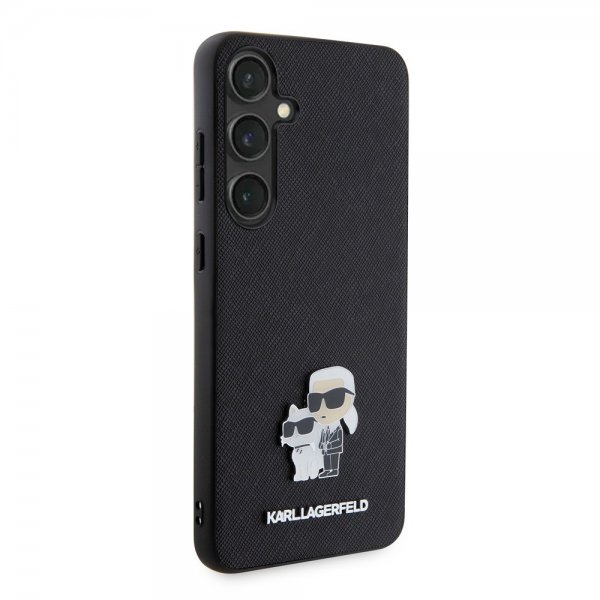 Karl Lagerfeld Samsung Galaxy S24 Plus Saffiano Karl & Choupette Svart