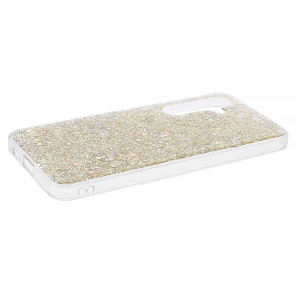 Nordic Covers Samsung Galaxy S24 Plus Deksel Sparkle Series Citrine Gold