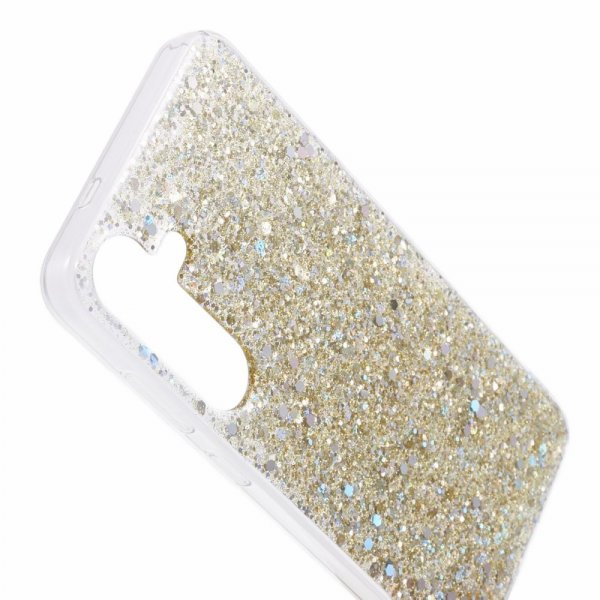 Nordic Covers Samsung Galaxy S24 Plus Deksel Sparkle Series Citrine Gold