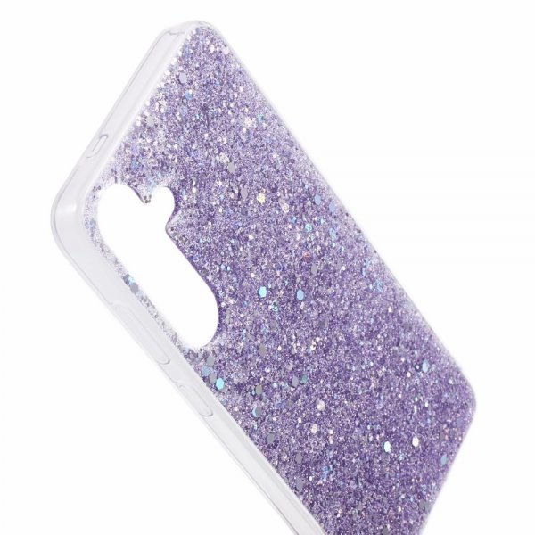 Nordic Covers Samsung Galaxy S24 Plus Deksel Sparkle Series Lilac Purple