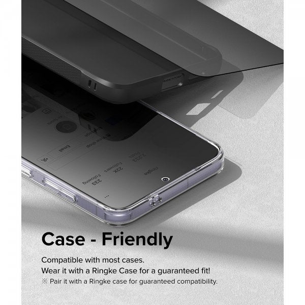 Ringke Samsung Galaxy S24 Plus Skjermbeskytter Easy Slide Privacy 2-pakning