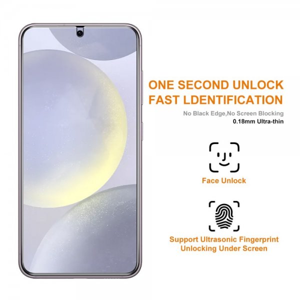 ENKAY Samsung Galaxy S24 Plus Skjermbeskytter Monteringsramme Easy Install