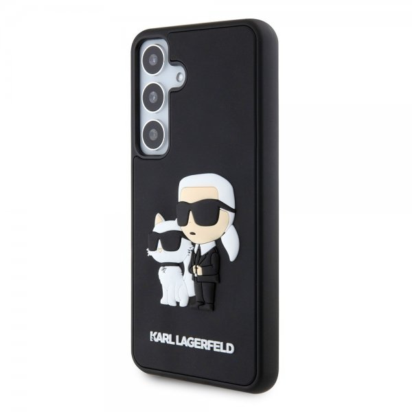 Karl Lagerfeld Samsung Galaxy S24 3D Rubber Karl & Choupette Svart