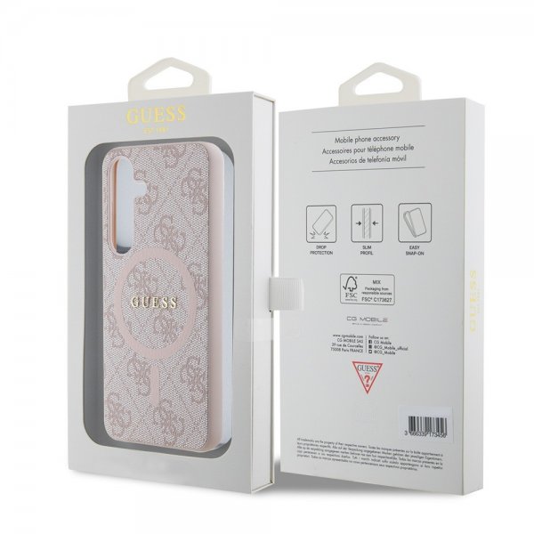 Guess Samsung Galaxy S24 4G Pattern MagSafe Rosa